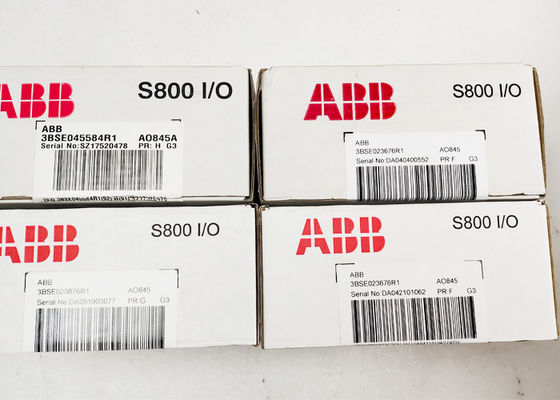 AO845 3BSE023676R1 S800analog Input Output Module Plc Unit S/R HART 8Ch