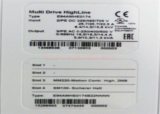 Lenze E94AMHE0174 Servo Drive 9400 Multi Highline 7.5 Kw 16,5 A