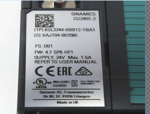 SIEMENS SINAMICS G120 Variable Frequency Inverter 6SL3244-0BB12-1BA1