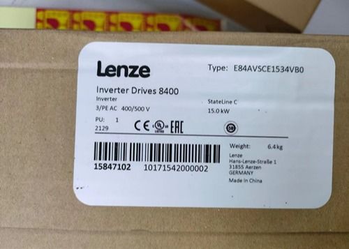 E84AVSCE1534VB0 LENZE Motor Frequency Inverter 50hz To 60hz 15kw 3/PE AC 400V 500V