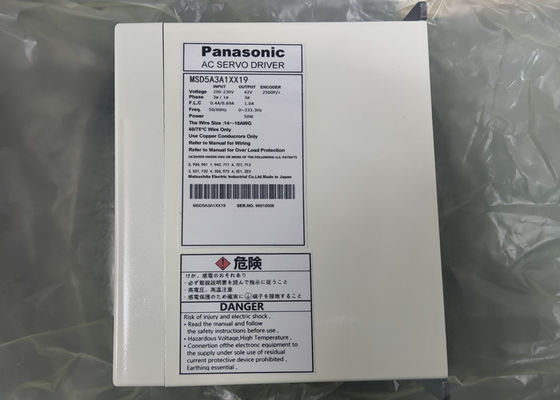 Panasonic AC Driver MSD5A3A1XX19 Motor Drive 50W Servo Power Amplifier