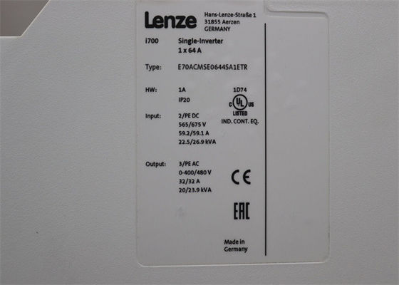 Lenze E70ACMSE0644SA1ETR SERVO-INVERTER I700 UP TO 2000 HZ POSSIBLE