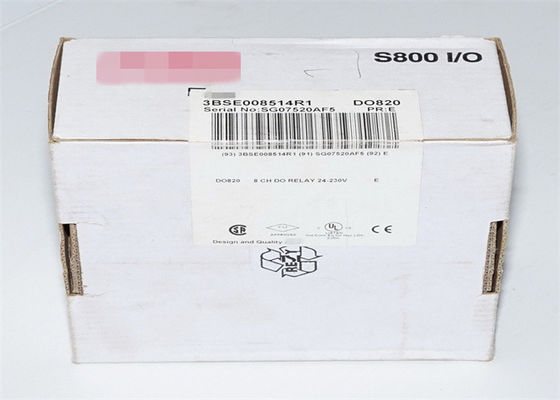 ABB DI821 S800 I/O Module DO820 3BSE013250R1 DIGITAL OUTPUT MODULE 8 CH 230 V a.c./d.c