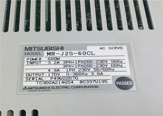 MR-J2S-60CL Industrial Servo Drives Mitsubishi 200V 600W Servo Amplifier