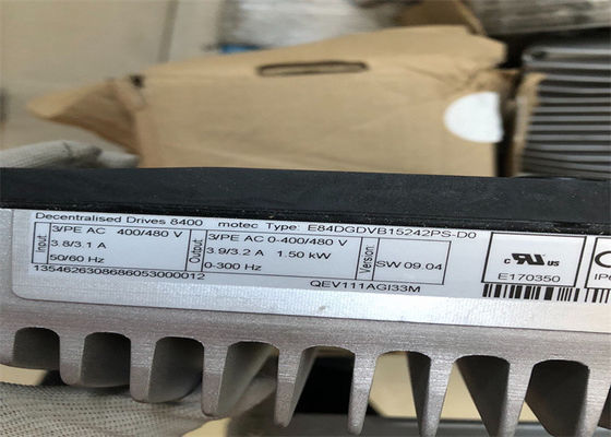 Lenze E84DGDVB15242PS INVERTER DRIVE MOTEC 8400 INPUT VOLTAGE 400/480 VAC 1.5 KW