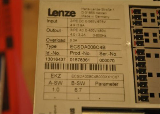 Lenze ECSDA008C4B SERVO AXIS MODULE ECS-SERVO SYSTEM ECS-APPLICATION