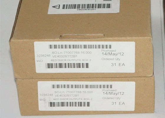 EMERSON DeltaV REDUN OUTPUT CARD VE4032S1T2B1 KJ3202X1-BA1 8CH 24VDC NO TERM BLOCK