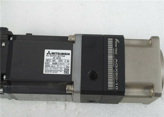 Mitsubishi 400W Industrial AC SERVO MOTOR HF-KP43 with Gear Head AB060-S1-P2 RATIO 10:1