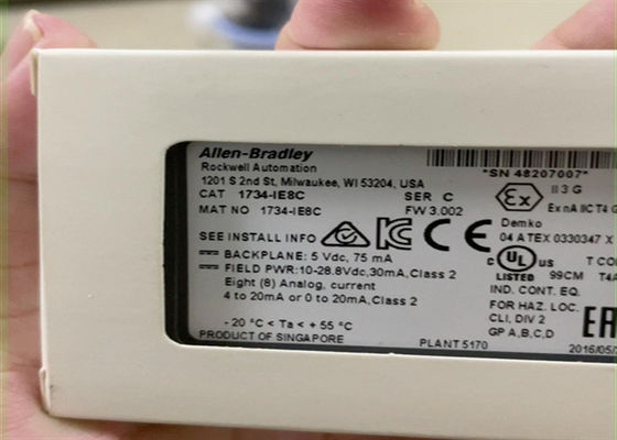 1734-IE8C AB Digital I O Module POINT I O Analog 24V Dc 8