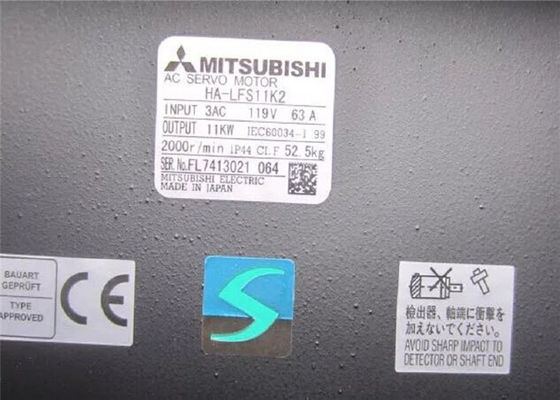HA-LFS11K2 Mitsubishi Industrial Servo Motor 3-phase 11.0kW 2000 RPM