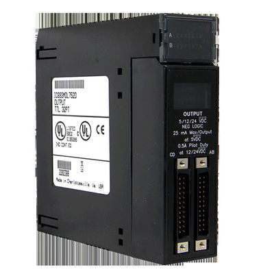 GE  IC693MDL752  OUTPUT MODULE 32 POINT NEGATIVE LOGIC 5/12/24 VDC