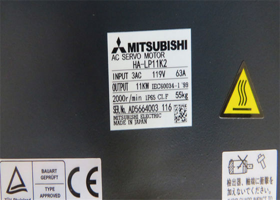 Mitsubishi 11kw Industrial Servo Motor HA-LP11K2 AC Servo Motor NEW in stock