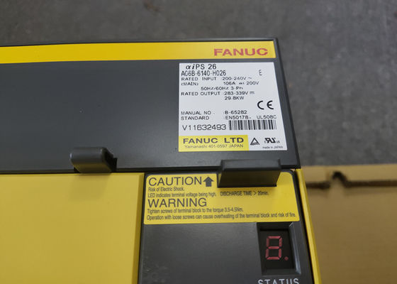 Fanuc LTD AC Servo Power Amplifier A06B-6140-H026 AiPS 26 Motor Driver 29.8kw