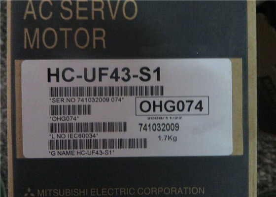 Mitsubishi 400W Motor HC-UF43-S1 Industrial AC Servo Motor 3000rpm NEW in stock