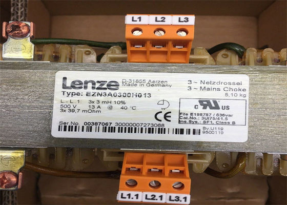Variable Frequency Inverter Lenze EZN3A0300H013 MAINS FILTER FOR 5.5KW SERVO DRIVE 3X3MH +/-10%
