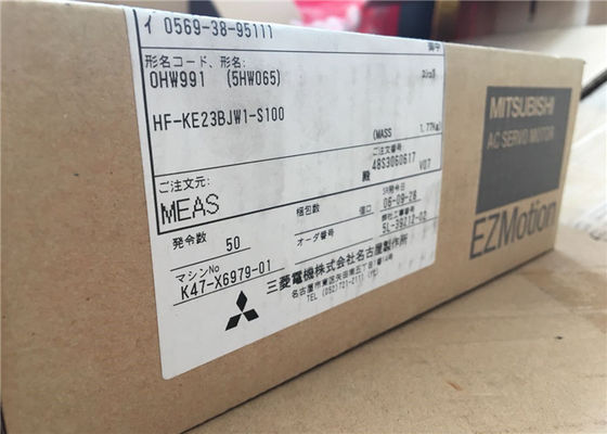 Mitsubishi 200W MR-E Super Servomotors HF-KE23BJW1-S100 NEW in stock