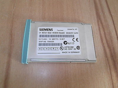 6ES7952-1KS00-0AA0 Siemens  memory card for S7-400, long design, 5V Flash EPROM, 16 Mbyte