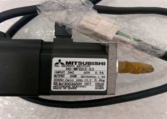 HC-MF053-S3 Mitsubishi Industrial Servo Motor 3000 r/min 3AC 60V 0.9A 50W