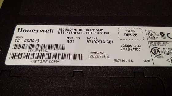 Honeywell TC-CCR013 ControlLogix Redundant ControlNet Interface Module Output Module