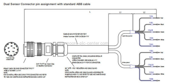 ABB 3BSE020514R1 I/ O ANALOG OUTPUT MODULE 8 CHANNEL 20 MA AO801