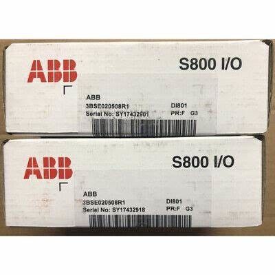 ABB 3BSE020508R1 INPUT MODULE DIGITAL 24 VDC 16 CHANNEL DI801