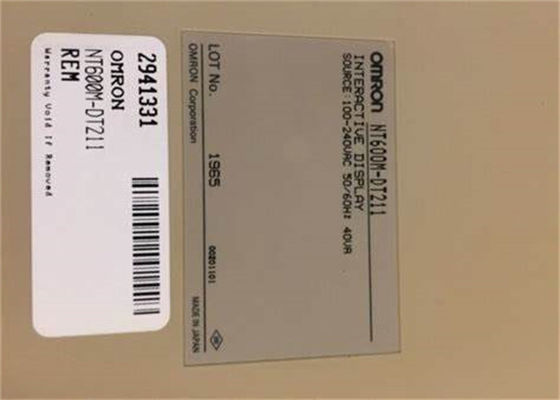 Omron NT600M-DT211 OPERATOR INTERFACE TOUCH-PANEL NT600M SERIES 100-240 VAC 50/60 HZ 40 VA