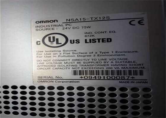 Omron NSA15-TX12S INDUSTRIAL COMPUTER 512 MB INTERNAL MEMORY 24 VDC 75 W