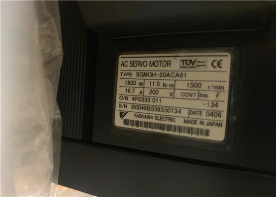 Industrial Servo Motor Yaskawa 11.5N.m 16.7A 200V AC Servo Motor SGMGH-20ACA4C