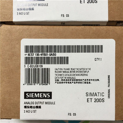 Siemens 6ES7134-4FB01-0AB0 2 AI STANDARD U 15 MM WIDTH 12 BIT+SIGN