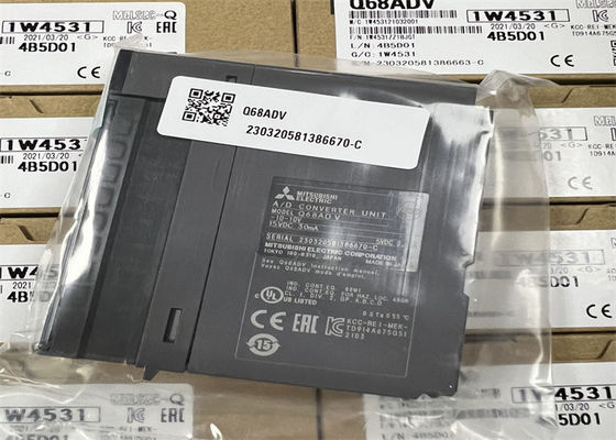 Q68ADV Mitsubishi PLC Power Supply Module 8  K Steps Program Capacity