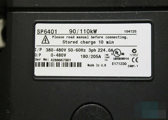 Nidec Control Techniques Unidrive SP6401 90kw/110kW Inverter 0-480V 180-205A Servo Drive