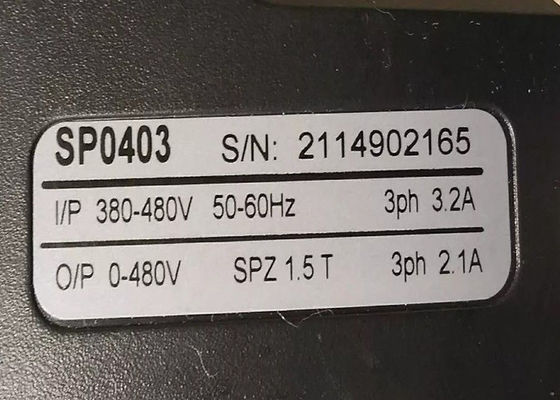 Nidec Control Techniques Emerson Unidrive SP0403 AC Drive 0.75kW 0-480V 3PH 2.1A