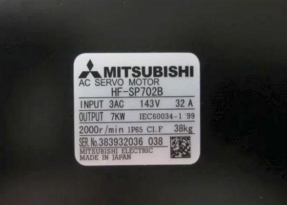 HF-SP702B AC Industrial Servo Motor Mitsubishi HF Series 7kW 2000RPM