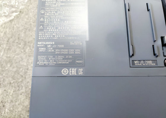 Mitsubishi 3 Phase AC Servo Driver MR-J3-700B 7KW Motor Amplifier In Control System