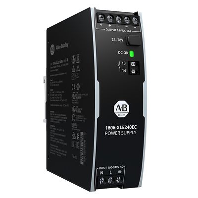AB 1606-XLE480EP Power Supply 480W 24VDC 20A Single Phase Input