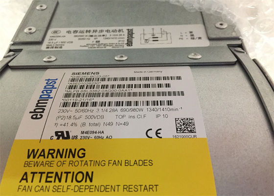 EBMPAPST FAN Industrial Servo Drives 6SL3362-0AG00-0AA1 Centrifugal Fan G4E280-BC23-05 A5E01026230