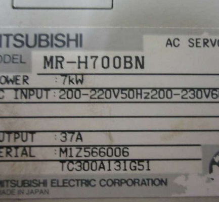 MR-H700BN Industrial Servo Drives Mitsubishi MELSERVO-H series