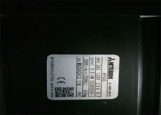 Mitsubishi HF54S Industial AC Servo motor HF series 0.5KW 3AC 128V 2.9A 3000r/min Brand New