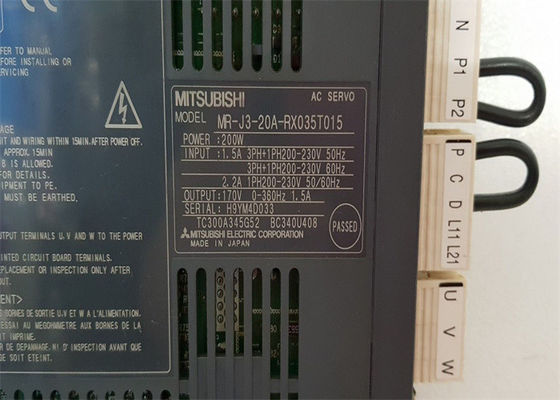 200W MITSUBISHI MR-J3-20A-RX035T015 AC Servo Amplifier 1.5A Industrial DRIVE Output 170V