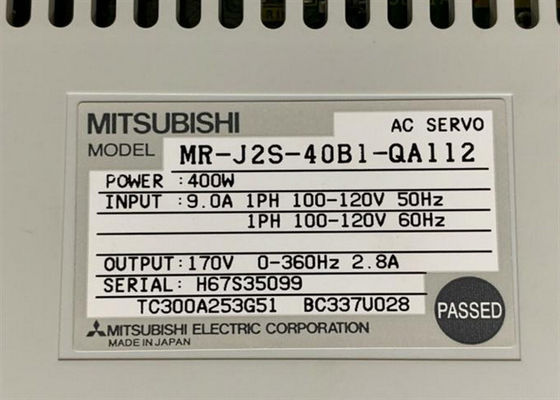 MR-J2S-40B1-QA112 Mitsubishi AC Servo Amplifier Industrial Servo Drives 400w
