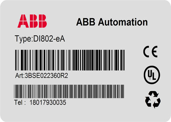 ABB DI802 3BSE022360R1 S800L I/O Module DI802-eA 3BSE022364R2 Digital Input Module