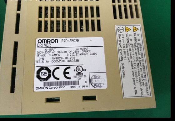 OMRON R7D-BP02HH Servo AC 200VAC Supply 1.6A 200V Load 200 W Chassis Mount