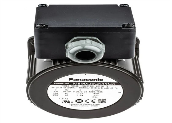 Panasonic M8MX25GK4YGA MOTOR 3-PHASE SEALED CONNECTOR TYPE PINION SHAFT
