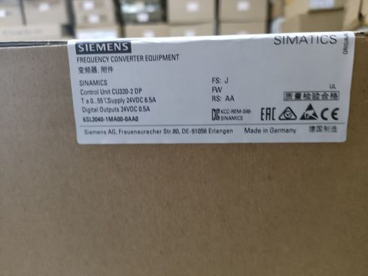 Siemens 6SL3040-1MA00-0AA0 CU320-2 DP WITH PROFIBUS INTERFACE WITHOUT COMPACT FLASH CARD.