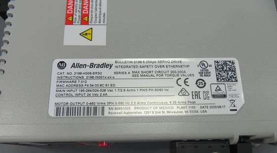 AB 2198-H008-ERS2 6.3 Amp Peak Current Output 1 and 3 Phase 190 - 528 VAC Input