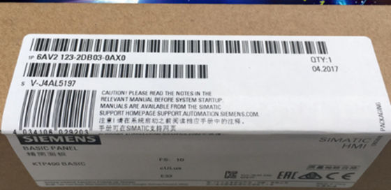 Siemens 6AV2123-2DB03-0AX0 Human Machine Interface (HMI) Touchscreen 4.3" Color