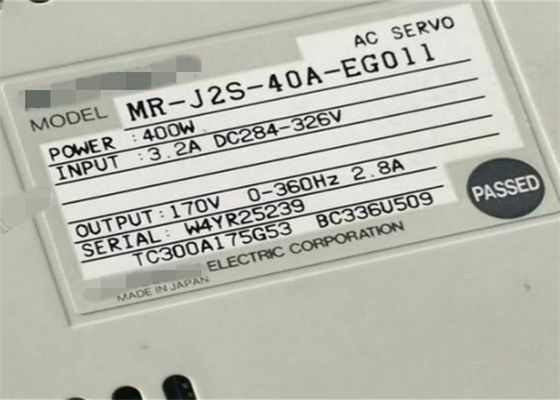 Mitsubishi Industrial AC SERVO Amplifier MR-J2S-40A-EG011 Drive 400W 170V 2.8A NEW