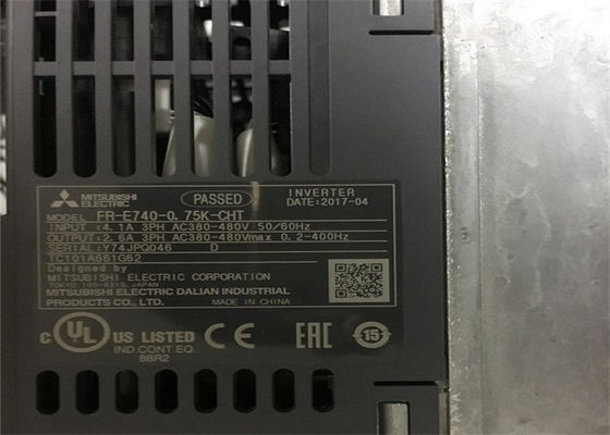 MITSUBISHI FR-E740-0.75K-CHT AC INVERTER 3-PHASE 380~480V PERMISSIBLE AC VOLTAGE 50HZ/60HZ