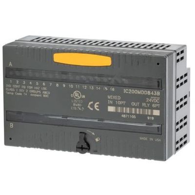 GE IC200CHS003 I/O CARRIER VERSAMAX LOCAL CONNECTOR STYLE INTEGRATED TYPE VERTICAL ORIENTATION