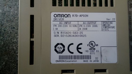 OMRON R7D-BPA5L Servo AC 100VAC Supply 1A 100V Load 50 W Single phase input